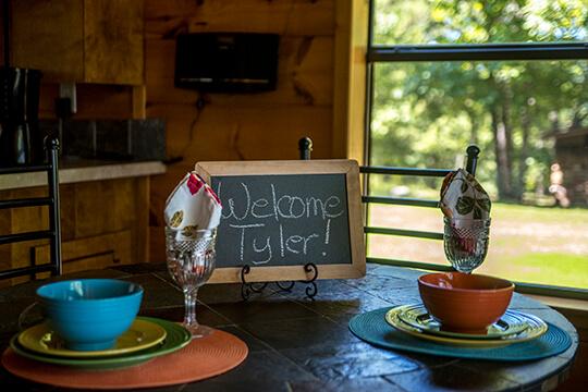 Welcome to the Sunrise Cabin at Peckerwood Knob Oklahoma Cabin Rentals
